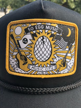 Load image into Gallery viewer, Black 50 Egg Music Fam Hat **LIMITED QUANTITY**