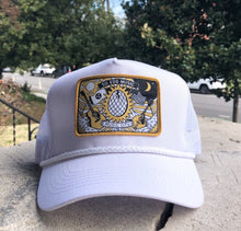 Load image into Gallery viewer, White 50 Egg Music Fam Hat **LIMITED QUANTITY**