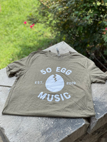50 Egg Music Olive T Shirt
